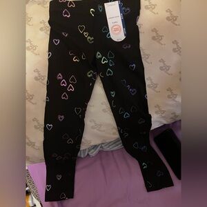 #55 Toddler leggings hearts nwt
